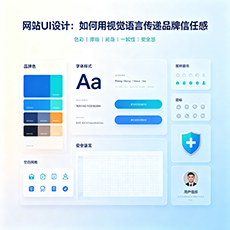运城建站-网站UI设计:如何用视觉语言传递品牌信任感