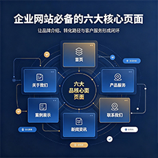 运城建站-企业网站必备的六大核心页面